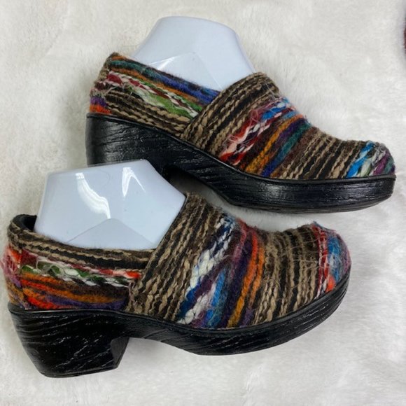 Unique B.O.C. Nadiyya Multicolor Yarn Clogs Size 8M‎ - Picture 4 of 11